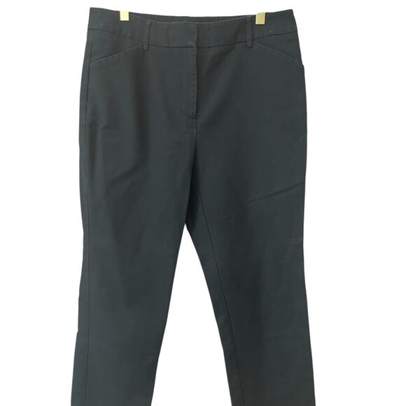 Chico’s So Slimming Black Ankle Pants Sz 0.5 (US 6) Cuffed w/ Pockets EUC - Picture 3 of 9